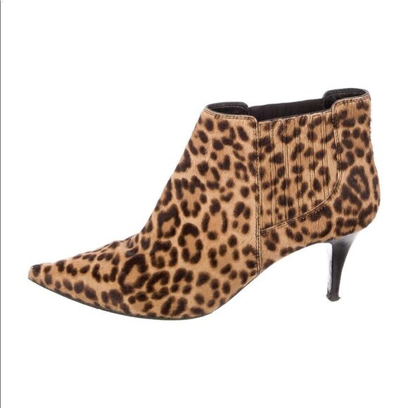 Burberry Camel Pony Hair Animal Print Booties! 🔥 - Picture 1 of 9